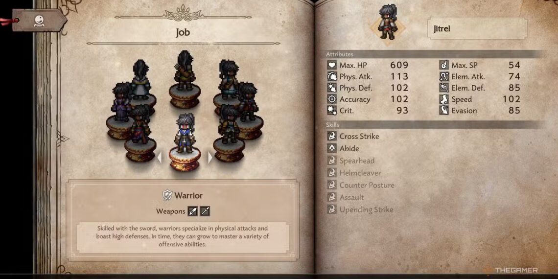 Which Starting Class Should You Choose in Octopath Traveler 0: Completing or Solving?