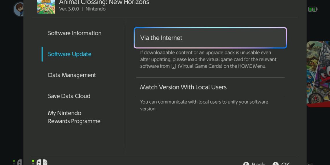 Guide to Updating Animal Crossing: New Horizons