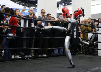 China’s Embodied-AI Companies Showcase Dancing and Fighting Robots at CES