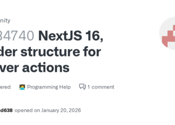 How To Organize Server Actions in a Dedicated Folder for GitHub Projects