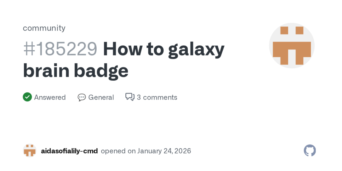 How to Develop a Galaxy Brain with GitHub