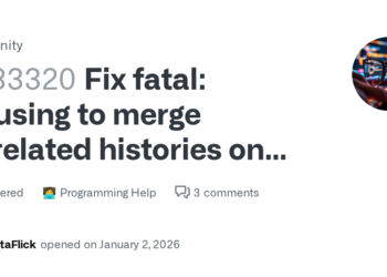 How to Resolve 'Refusing to Merge Unrelated Histories' in GitHub Pulls