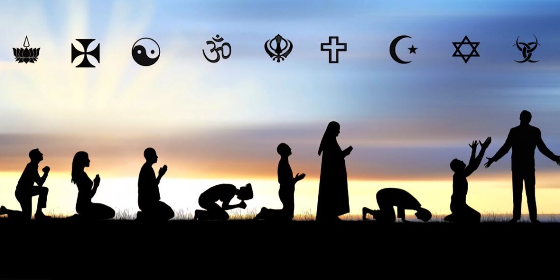 Countries and Their Largest Religion (%)  

1.  India - Hinduism (79.8%)
2.  Jap