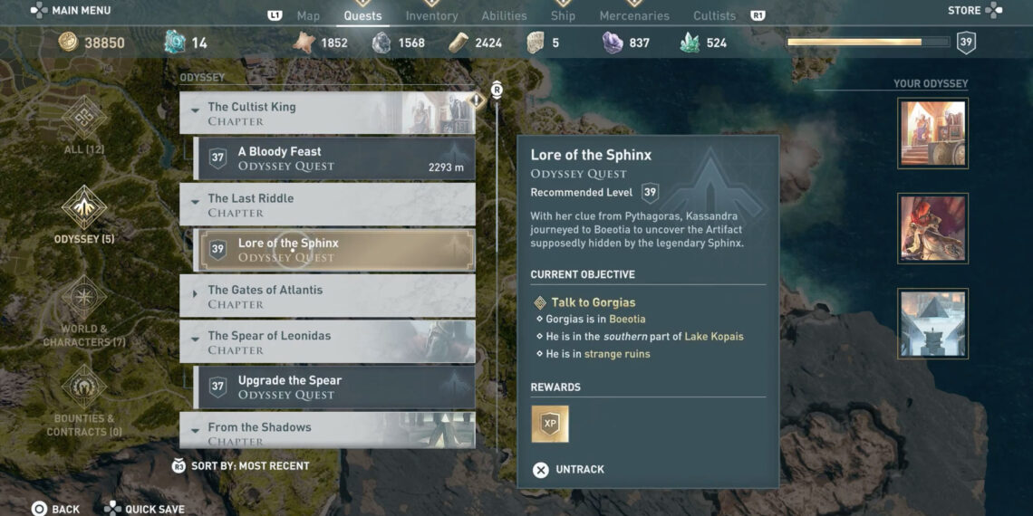 Sphinx Location & Riddles in Assassin's Creed Odyssey