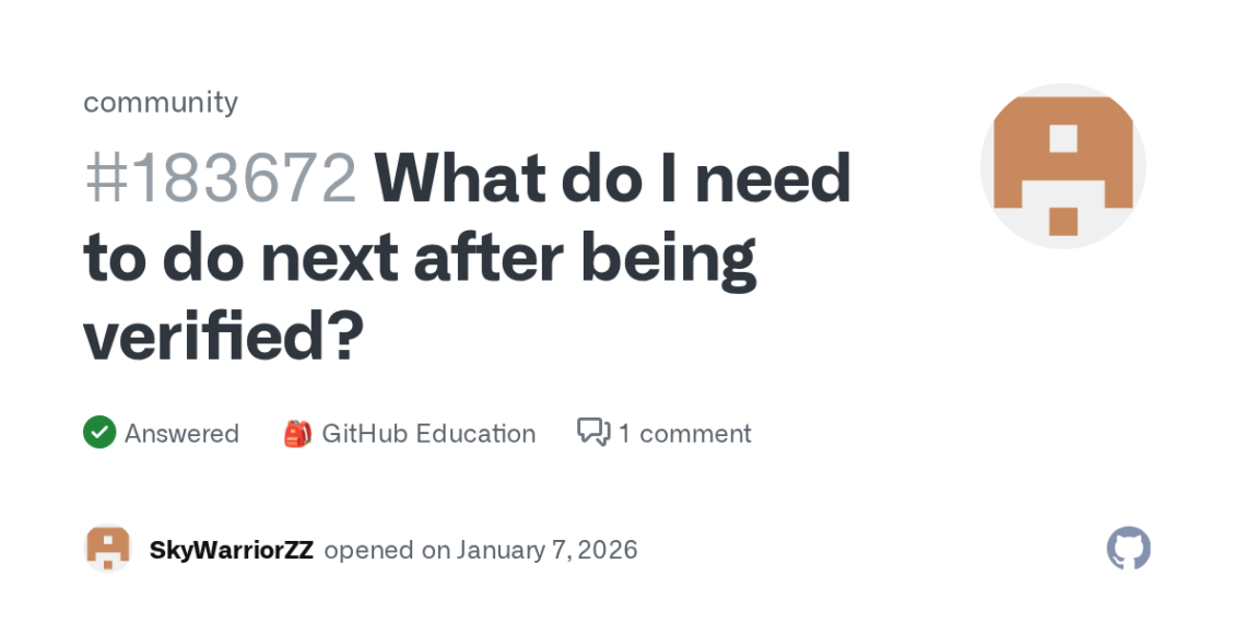 What Are the Next Steps After Verification on GitHub? A How-To Guide