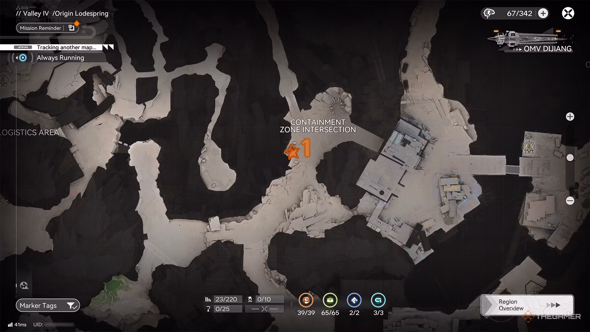 Containment Zone Chest Location