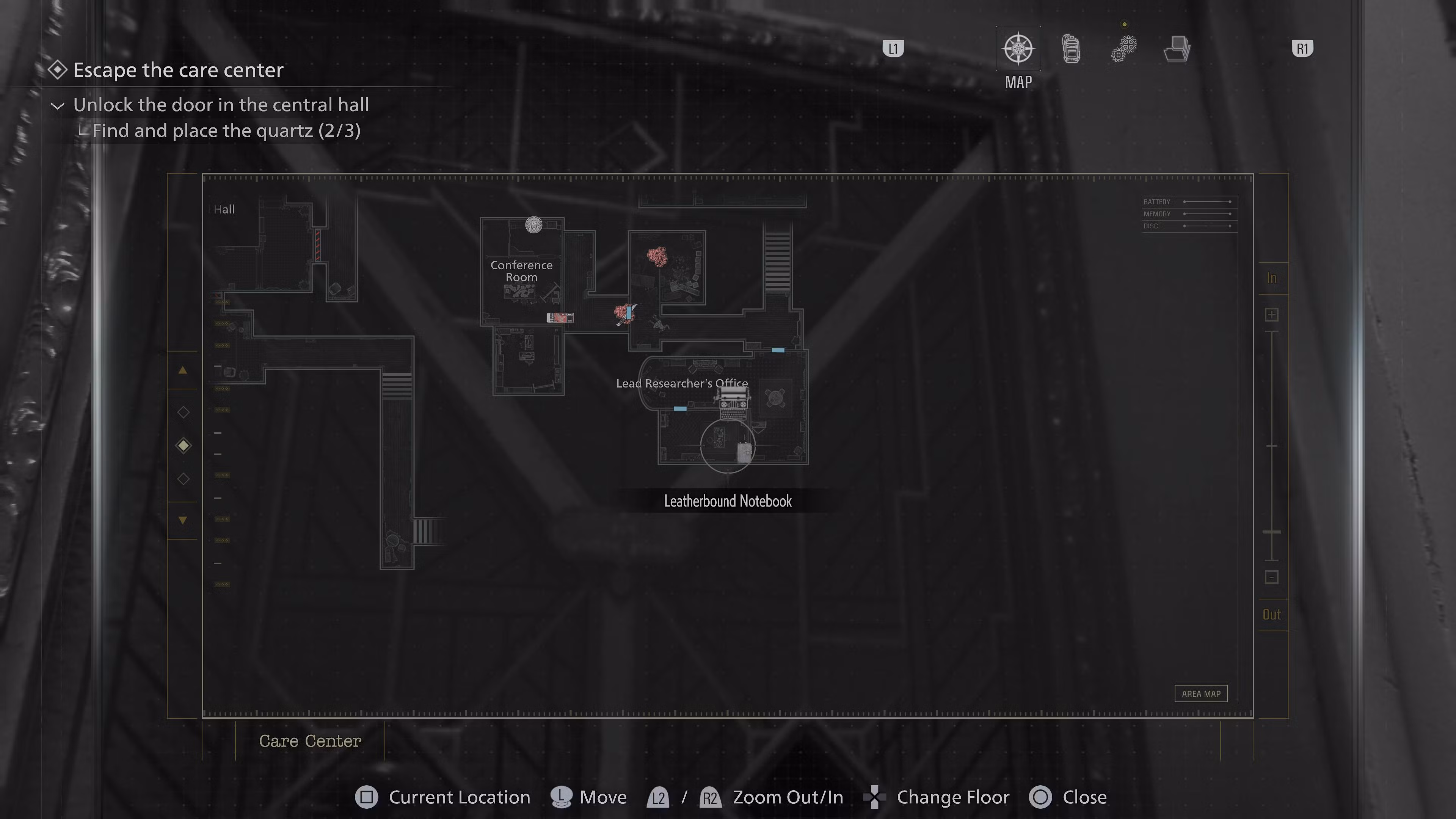 Researcher's Office Map