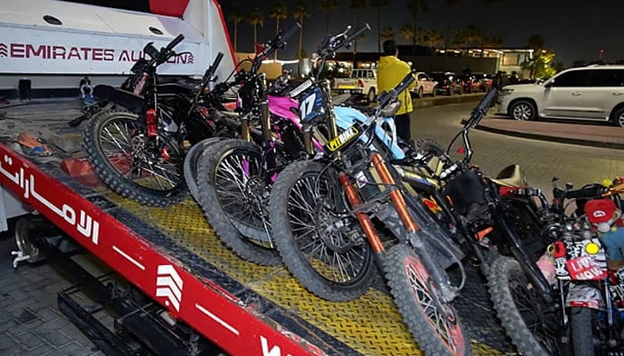 Dubai Police Confiscate Youth Bikes Over Ramadan Stunt Complaints