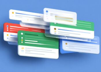 Google AI Summaries with Contextual Link Card Overlays