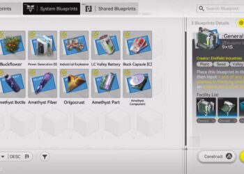 How to Create Blueprints in Arknights: Completing Endfield