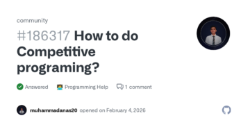How to Master Competitive Programming on GitHub