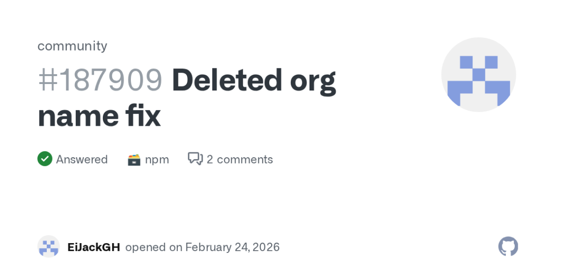 How to Reclaim a Deleted Organization Name on GitHub 🛠️