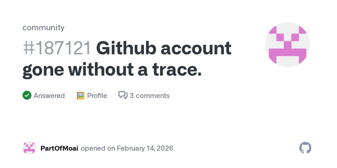 How to Recover a Missing GitHub Account That Disappeared