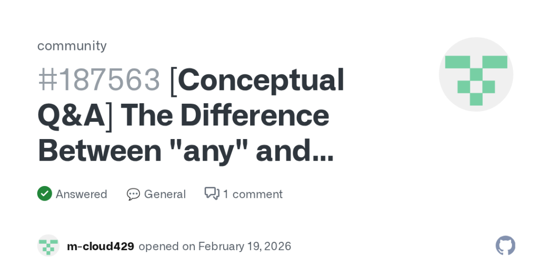 How to Understand the Difference Between any and unknown Types in GitHub-TypeScript