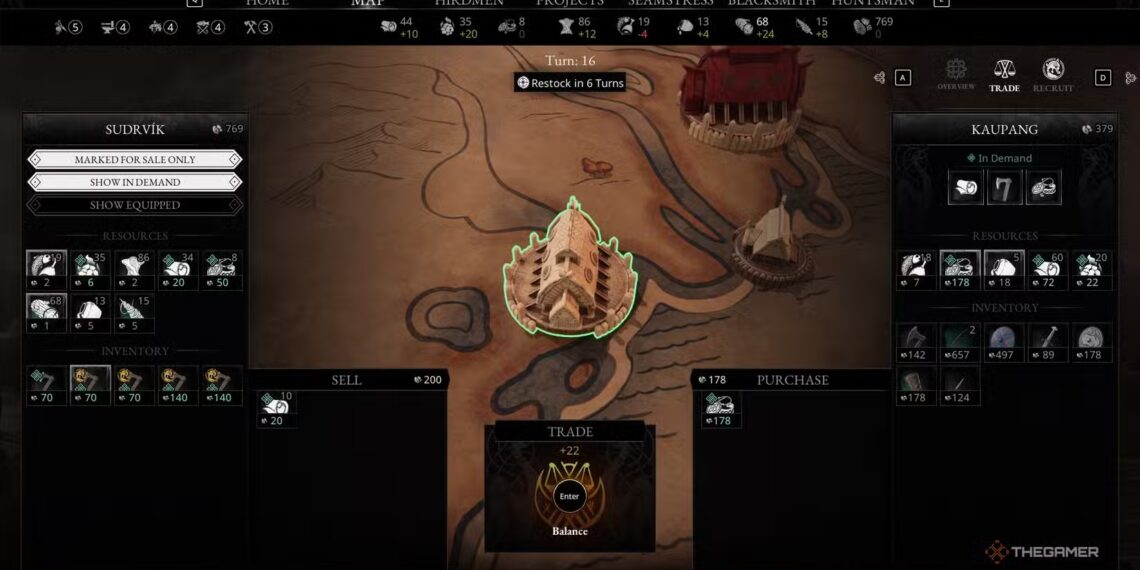 How to Unlock Trade and Recruiting in Norse: Oath of Blood Completion