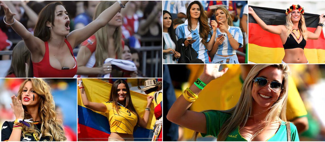 Top 10 Countries With The Hottest Female Football Fans 

1.  Brazil
2.  Colombia