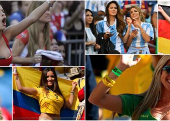 Top 10 Countries With The Hottest Female Football Fans 

1.  Brazil
2.  Colombia