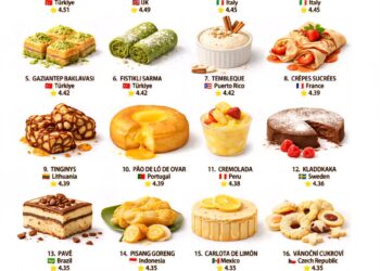 100 Best Desserts to Taste in 2026 

1.  Antakya künefesi – 4.51 
2.  Clotted cr