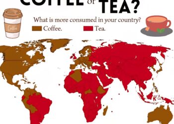 Coffee or Tea: Most Consumed by Country