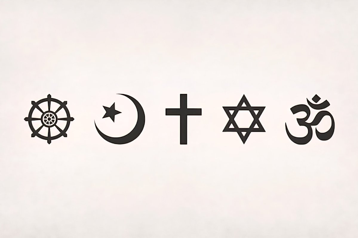 Image showing diverse religious symbols