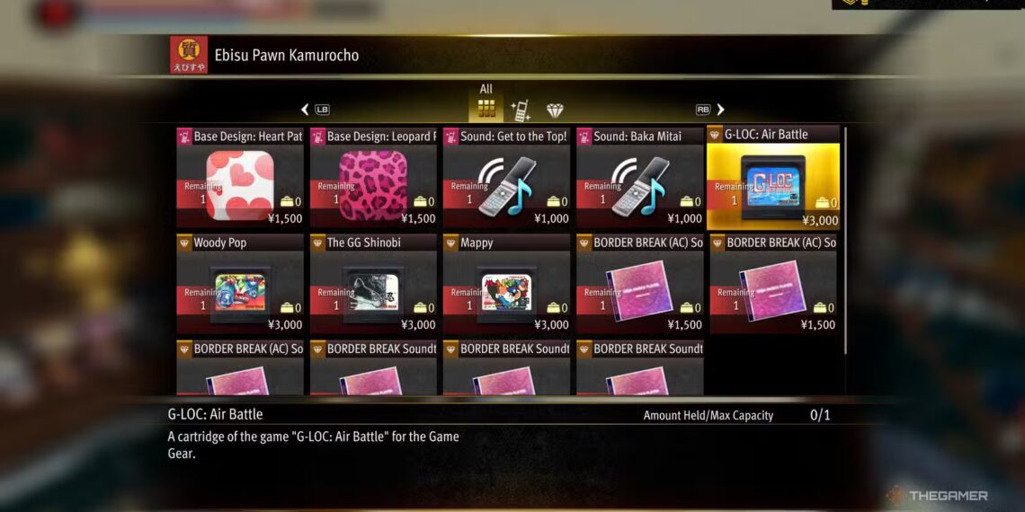 Where to Find All Game Gear Cartridges in Yakuza Kiwami 3 & Dark Ties
