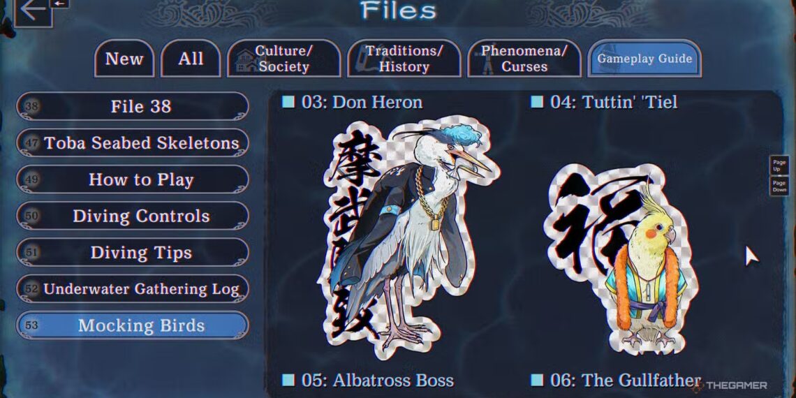 Where to Find All Mocking Bird Stickers in Paranormasight: The Mermaid's Curse