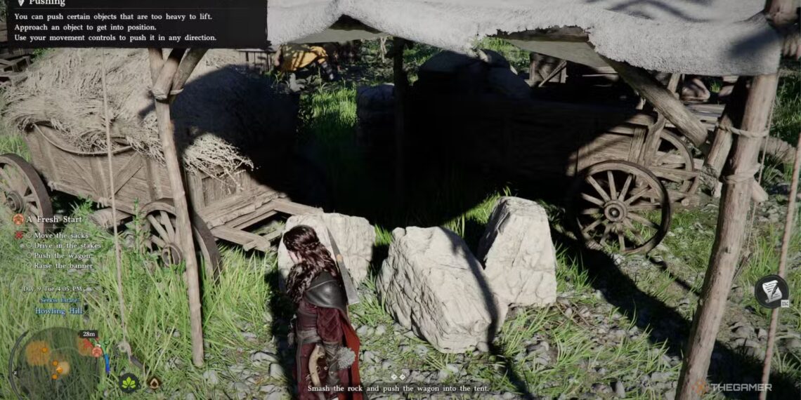 Completing the Wagon Push and Solving Stake Driving in Crimson Desert