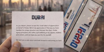 Dubai Gives Passengers Souvenirs Amid Regional Tensions