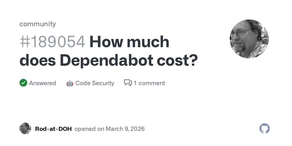 How To Confirm if Dependabot Costs Are Required for Private GitHub Repos