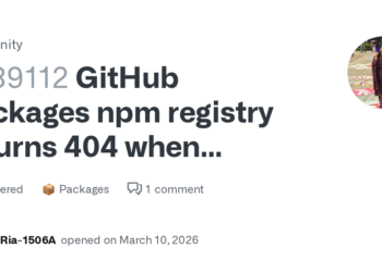 How To Fix 404 Error When Installing Private GitHub Packages in CI