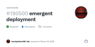 How to Deploy Emergent Solutions | GitHub How-To Guide