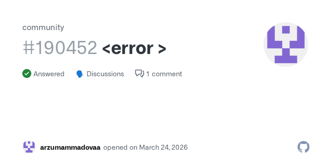 How to Fix the "Error" on GitHub: Step-by-Step Guide