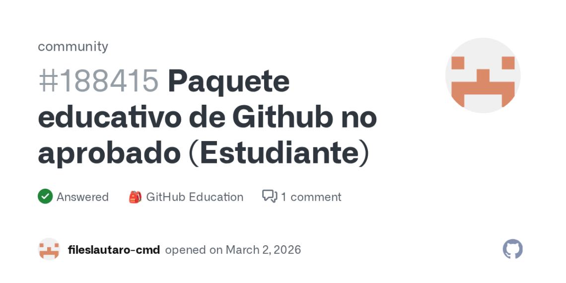 How to Handle Unapproved GitHub Student Educational Pack