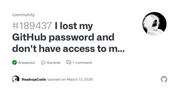 How to Reset Your GitHub Password with 2FA Enabled and Lost Recovery Codes
