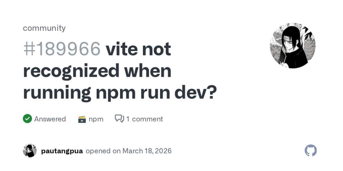 How to Resolve Common Vite Startup Issues on GitHub