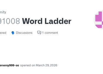 How to Transform BeginWord to EndWord with Minimum Steps on GitHub