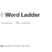 How to Transform BeginWord to EndWord with Minimum Steps on GitHub