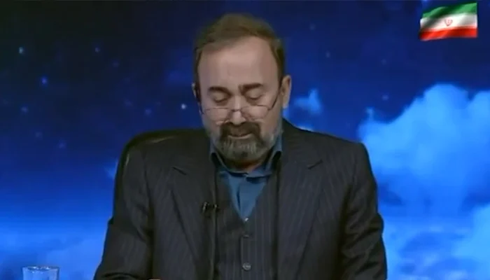 Iranian news anchor tears up during announcement of Supreme Leader's death