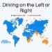 Left vs Right Driving Around the World