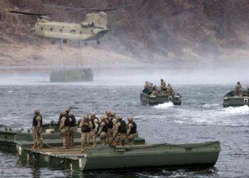 North Korea launches 10 ballistic missiles amid US-South Korea drills