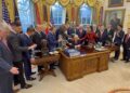 Pastors Pray for Trump in Oval Office During US-Israel Iran Tensions