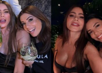 Sofía Vergara and Eva Longoria Shine in Lace Corsets at Birthday Bash