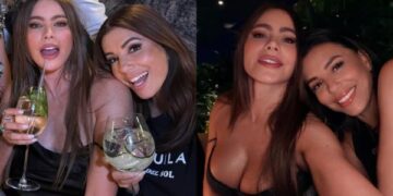 Sofía Vergara and Eva Longoria Shine in Lace Corsets at Birthday Bash