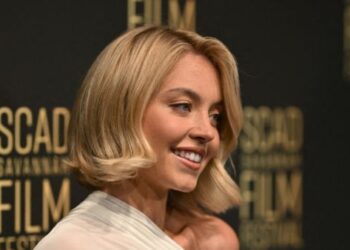 Sydney Sweeney Shines in Pink Lace for SYRN Lingerie Shoot