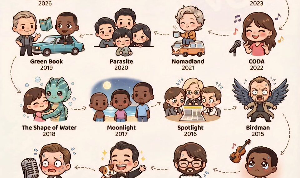 The Last 20 Best Picture Oscar Winners 

2026 -  One Battle After Another  
2025