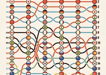 Top 20 Economies in the World from 2000 to 2025