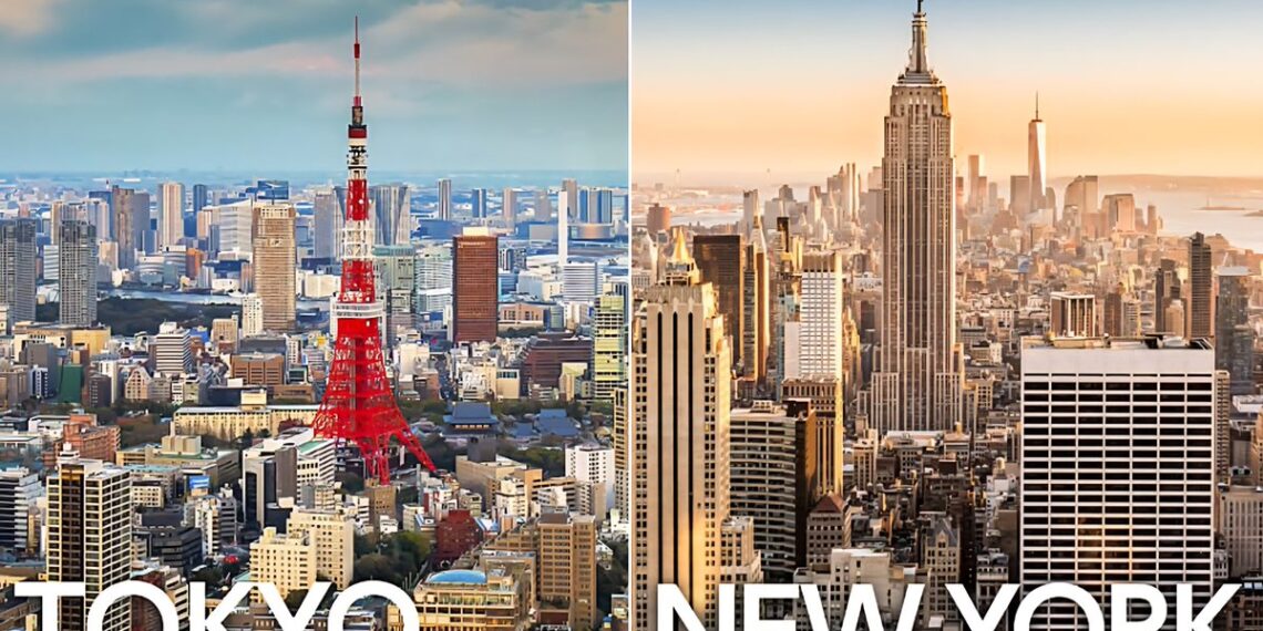 Top 50 Richest Cities in the World 

1.  Tokyo – $2.55 Trillion  
2.  New York–N