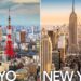 Top 50 Richest Cities in the World 

1.  Tokyo – $2.55 Trillion  
2.  New York–N