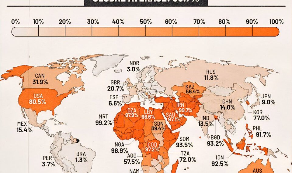 Male Circumcision Rates by Country 

0.1% - Armenia 
0.1% - Belize 
0.1% - Boliv