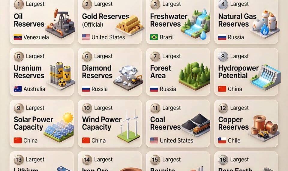 World’s Largest Reserves
1. Venezuela - Largest Oil Reserves
2. United State